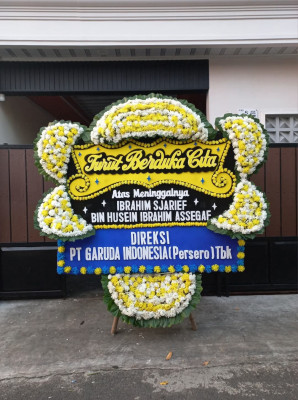 Papan Bunga Duka di Lumbungrejo