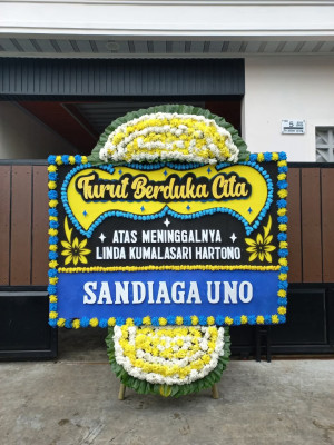 Papan Bunga Duka di Lumbungrejo